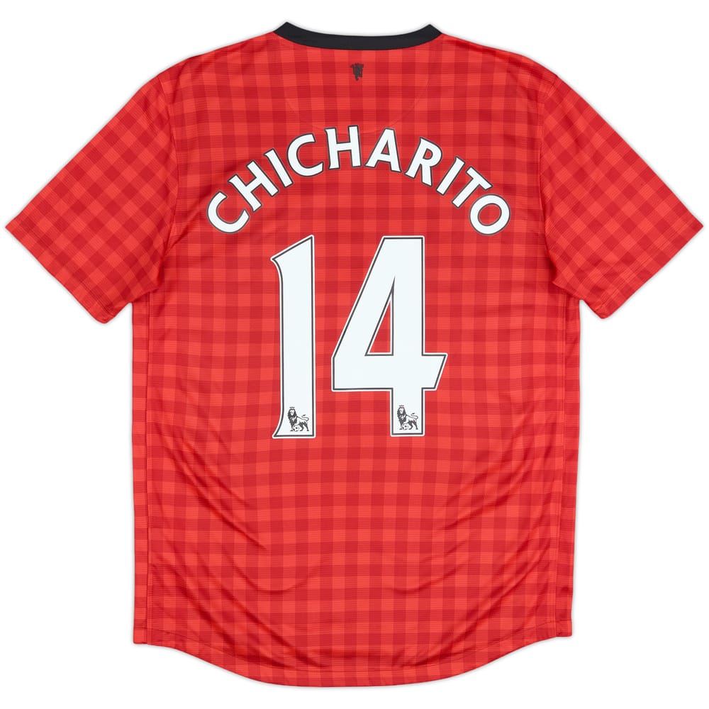 2012-13 Manchester United Home Shirt Chicharito #14 - 6/10 - (M)