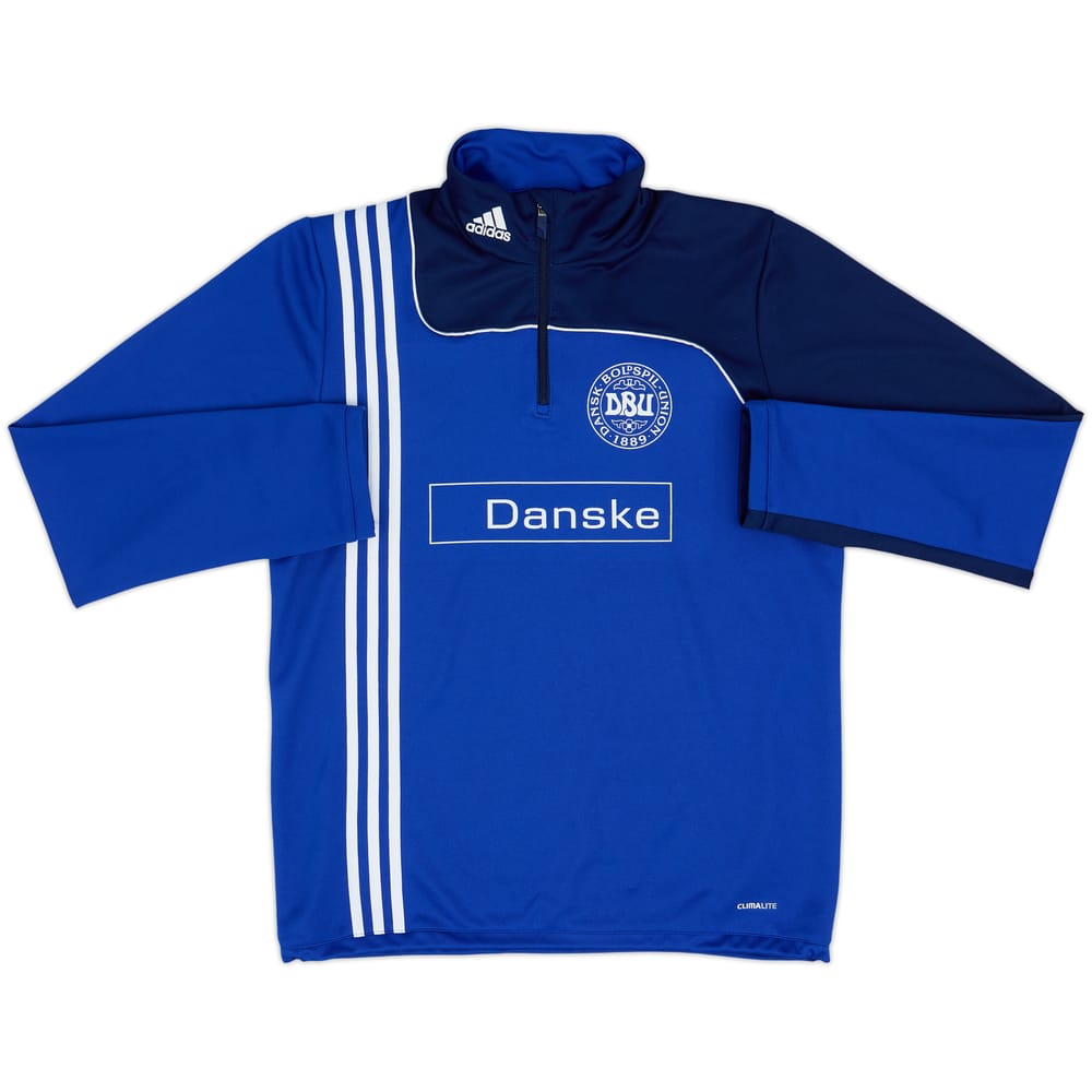 2012-13 Denmark adidas 1/4 Zip Drill Top - 8/10 - (M/L)