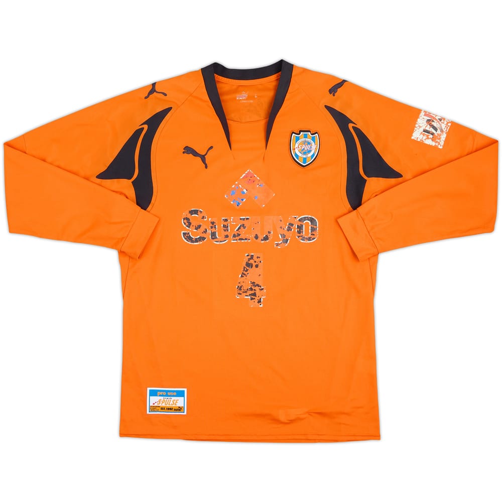 Camiseta de local del Shimizu S-Pulse 2007 L/S #4 - 4/10 - (L)