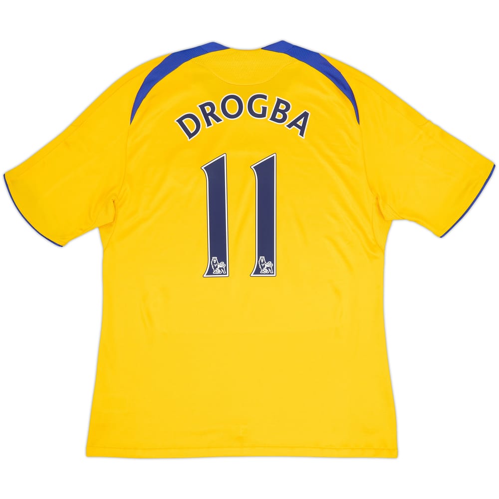 2008-09 Chelsea Camiseta Tercera Drogba #11 - 8/10 - (L)