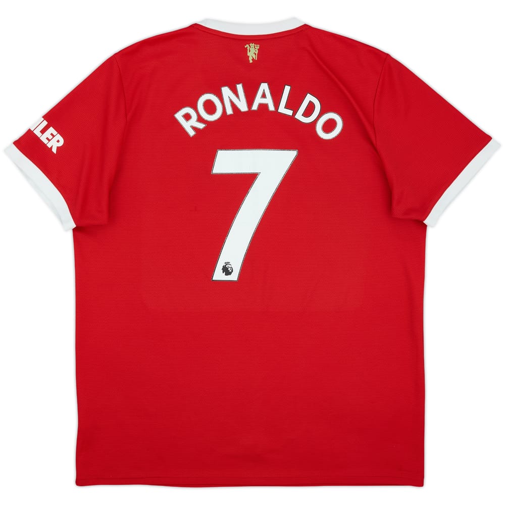 2021-22 Manchester United Home Shirt Ronaldo #7 - 5/10 - (XL)