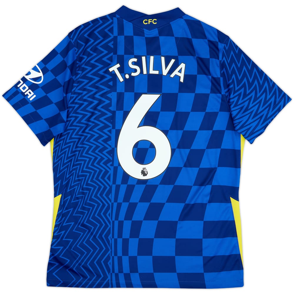 2021-22 Chelsea Home Shirt T.Silva #6 - 9/10 - (L)