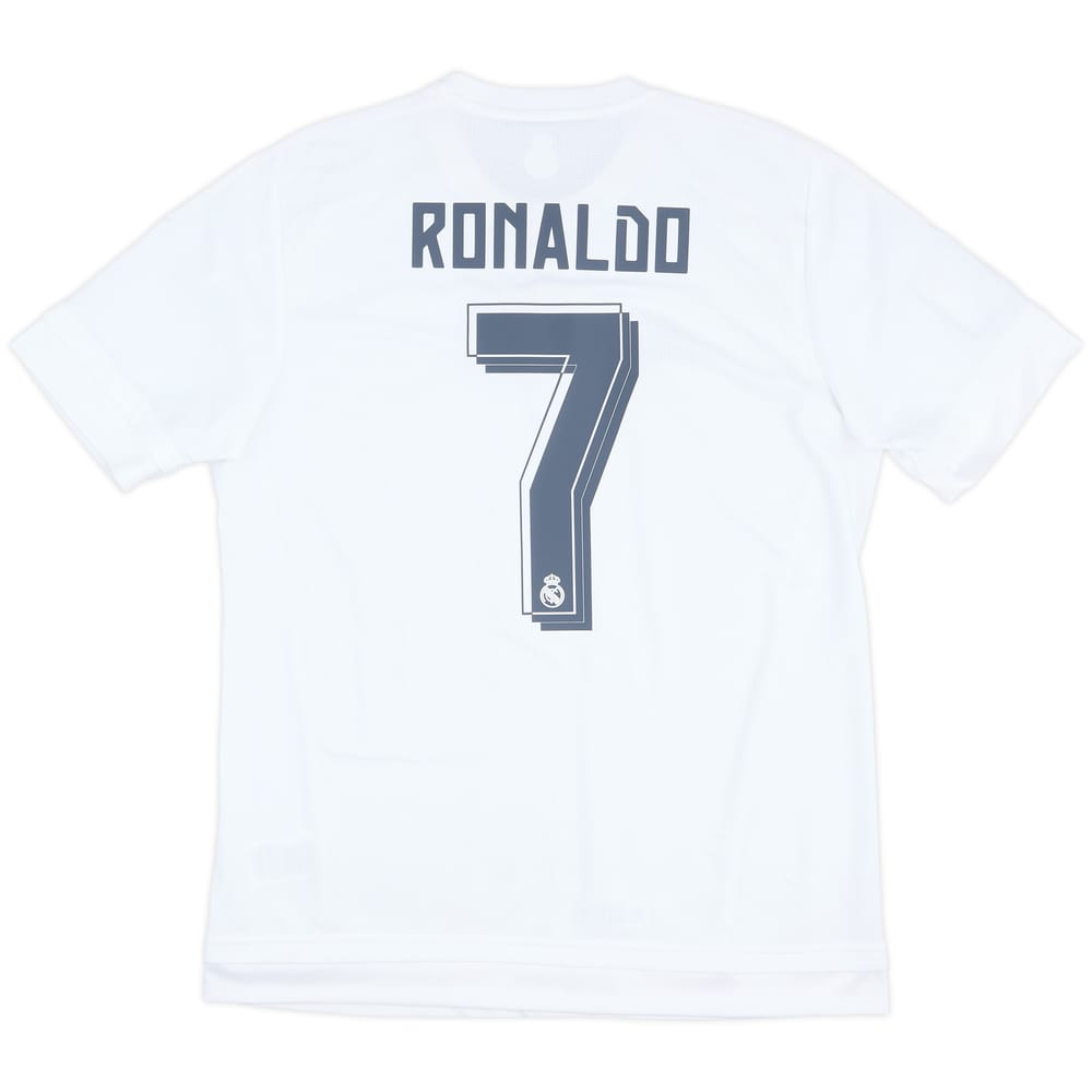 2015-16 Real Madrid Home Shirt Ronaldo #7 - 8/10 - (M)
