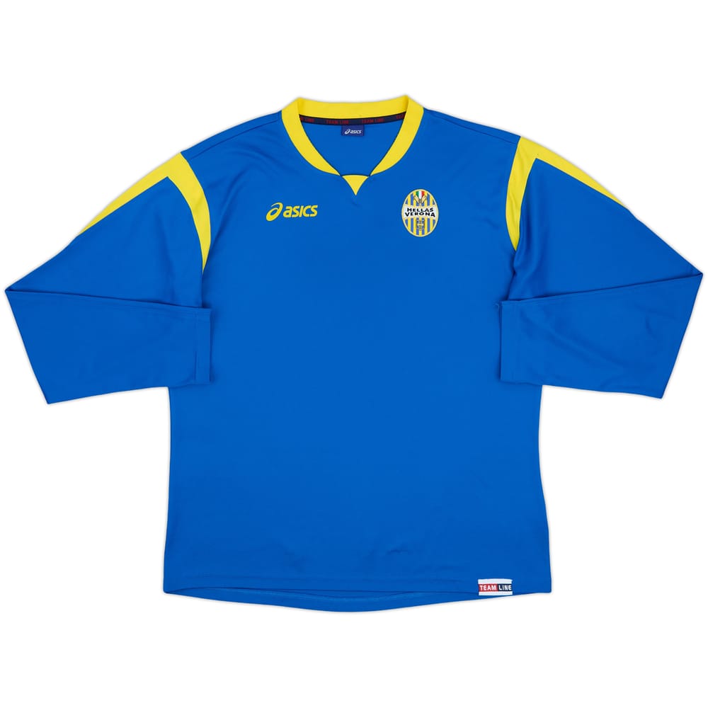 2009-10 Hellas Verona Home L/S Shirt - 8/10 - (XL)