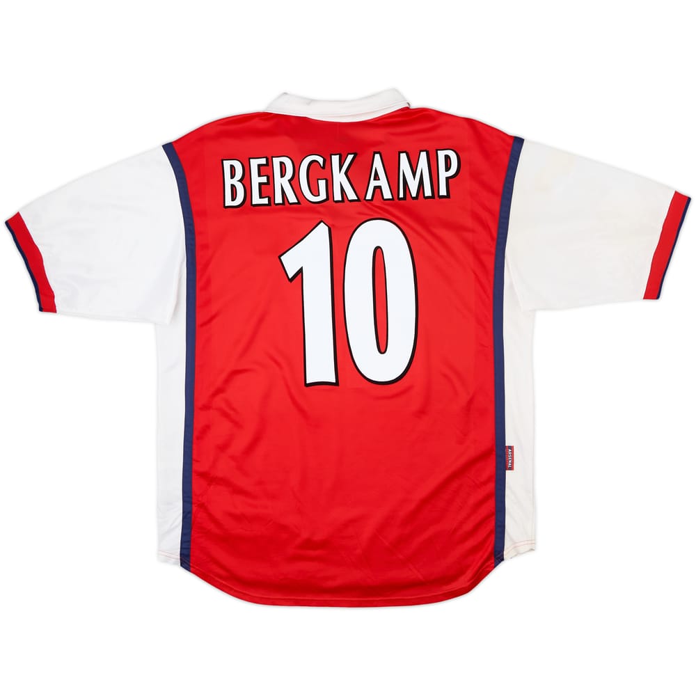 1998-99 Arsenal Home Shirt Bergkamp #10 - 5/10 - (L)