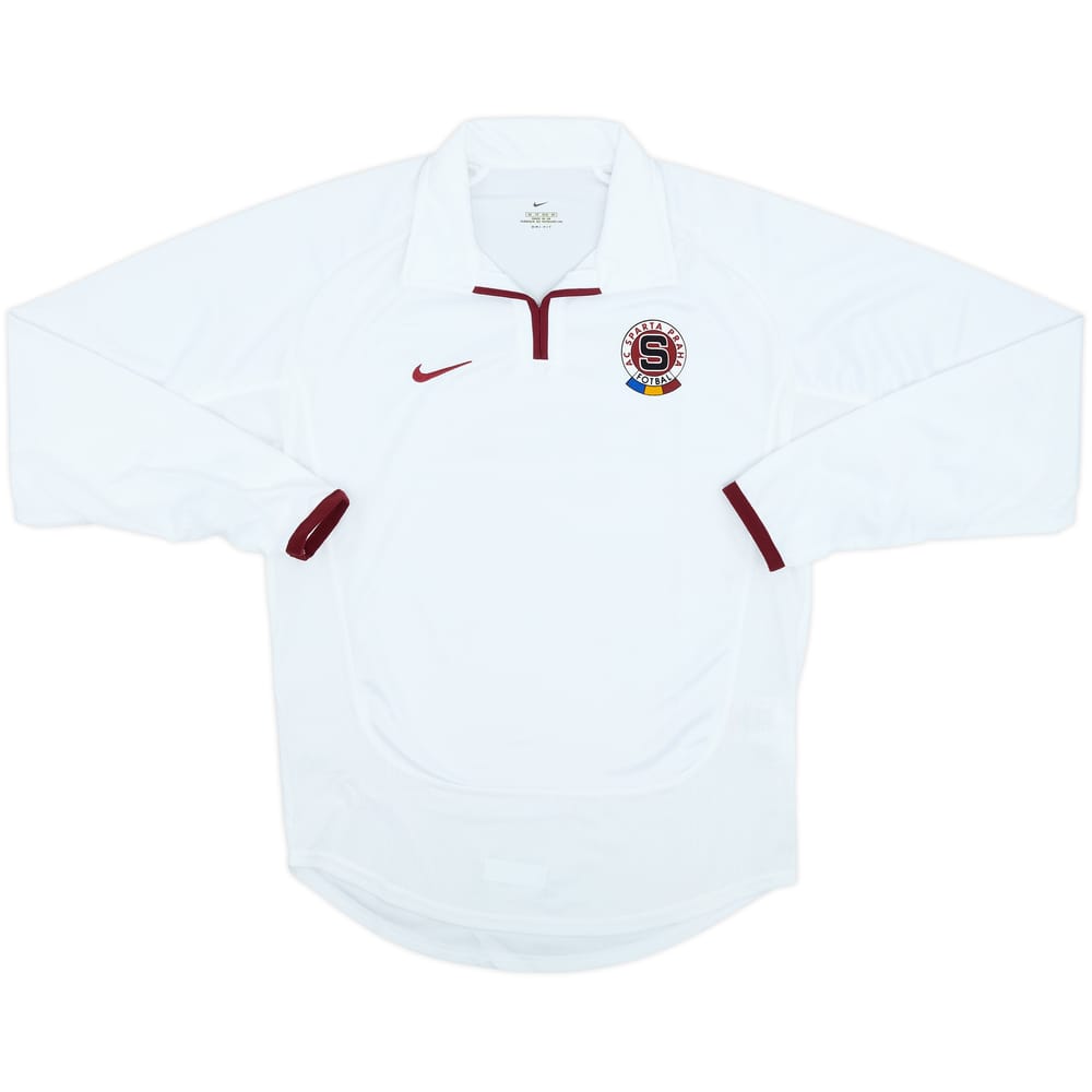 2001-02 Sparta Prague Player Issue Away L/S Shirt - 10/10 - (XS)