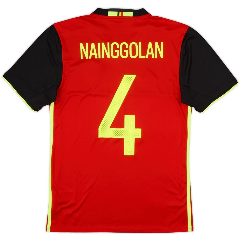 2016-17 Belgium Home Shirt Nainggolan #4 - 6/10 - (S)