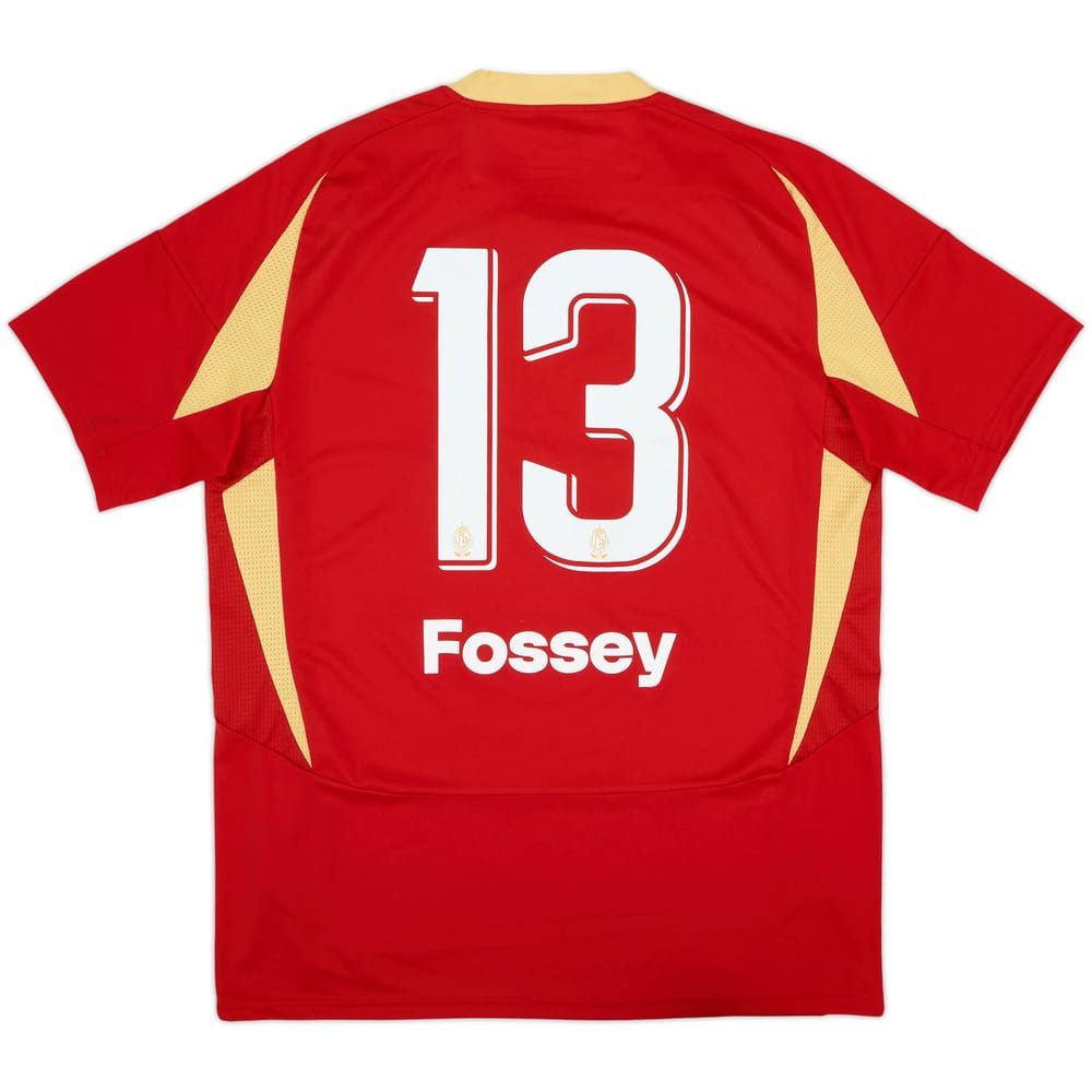 2024-25 Standard Liege Home Shirt Fossey #13 - 8/10 - (L)