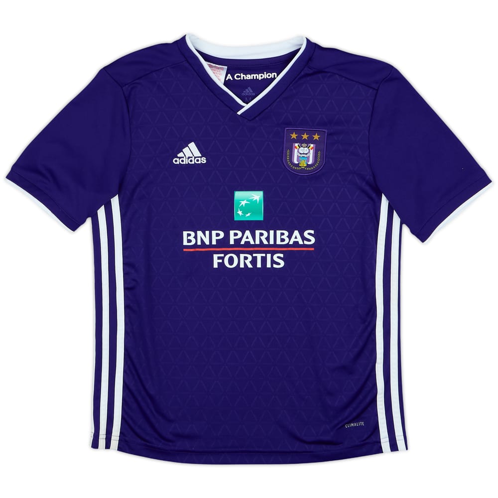 2018-19 Anderlecht Home Shirt - 10/10 - (M.Boys)