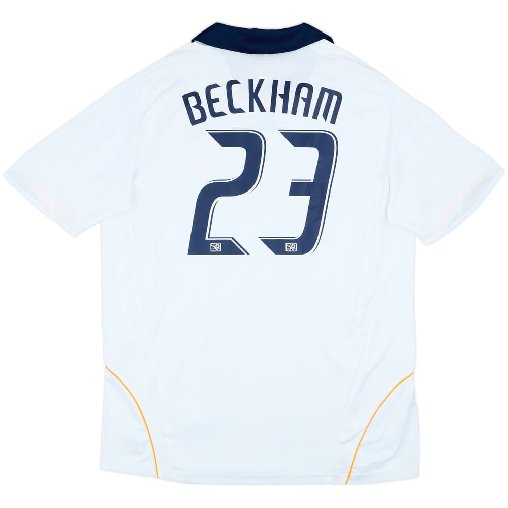 2008-09 LA Galaxy Home Shirt Beckham #23 - 8/10 - (XL)