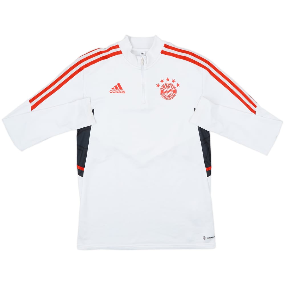 2023-24 Bayern Munich adidas 1/4 Zip Training Top - 6/10 - (S)