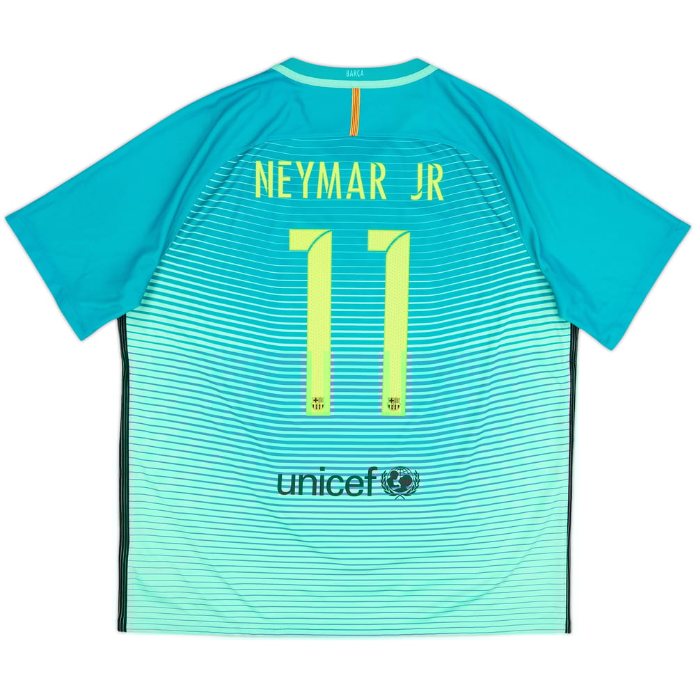 2016-17 Barcelona Third Shirt Neymar Jr #11 - 9/10 - (XXL)