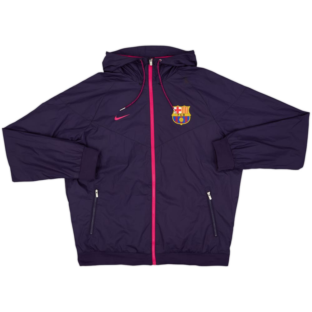 2016-17 Barcelona Nike Hooded Track Jacket - 7/10 - (L)
