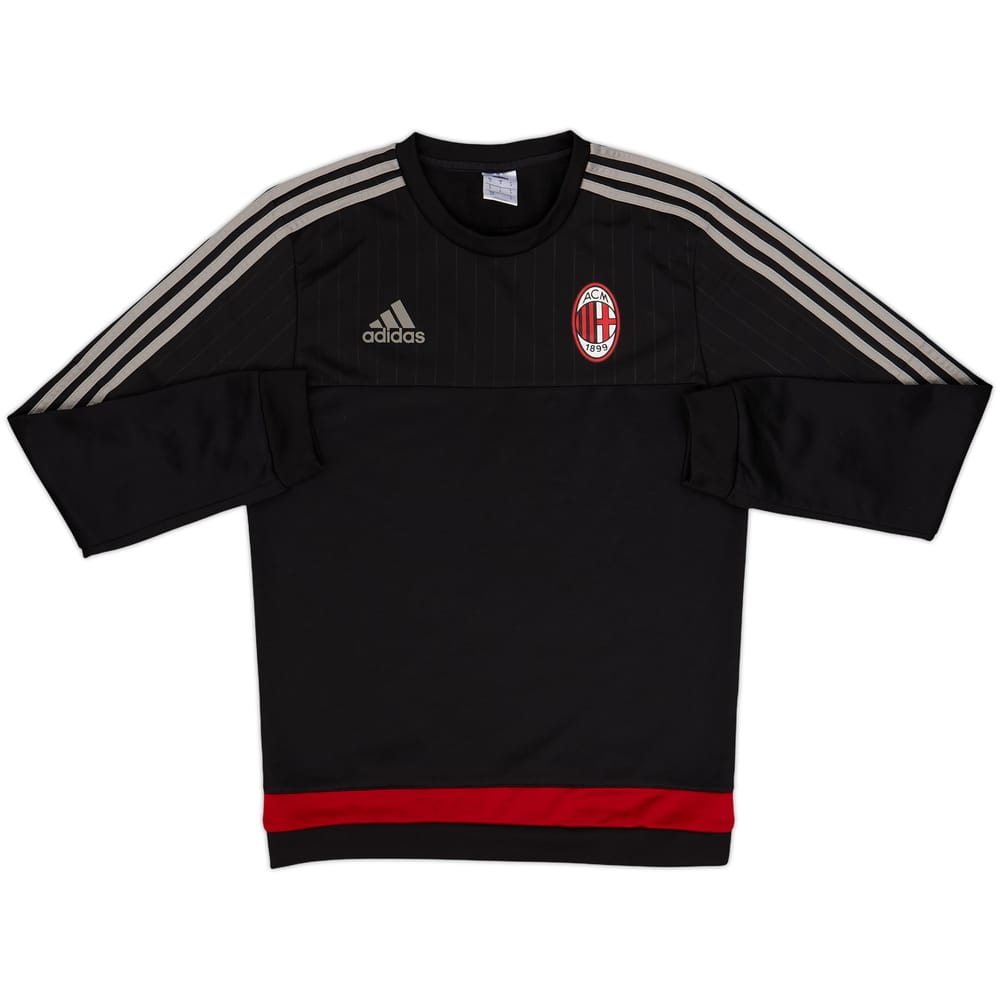 2015-16 AC Milan adidas Sweat Top - 8/10 - (S)