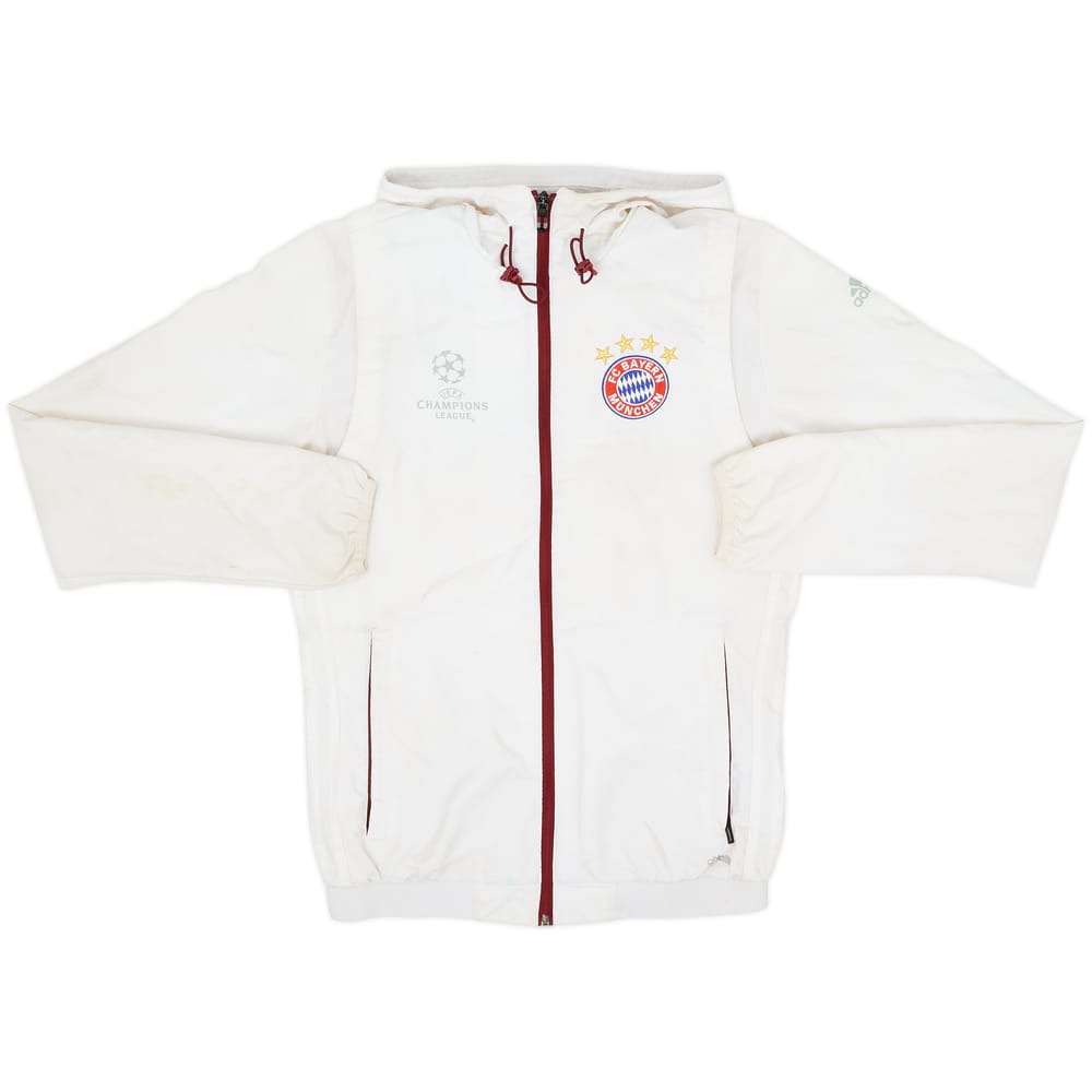 2017-18 Bayern Munich adidas CL Hooded Track Jacket - 5/10 - (XS)