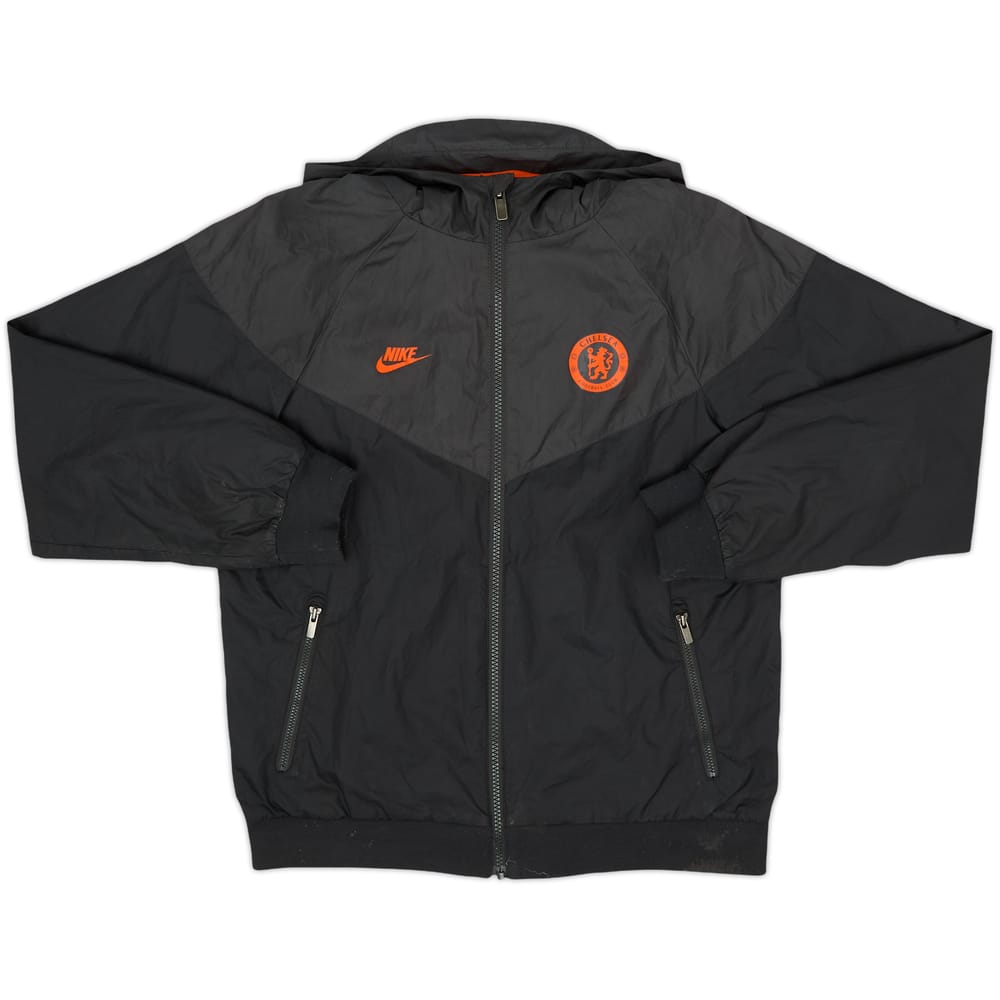 2019-20 Chelsea Nike Hooded Track Jacket - 8/10 - (L.Boys)
