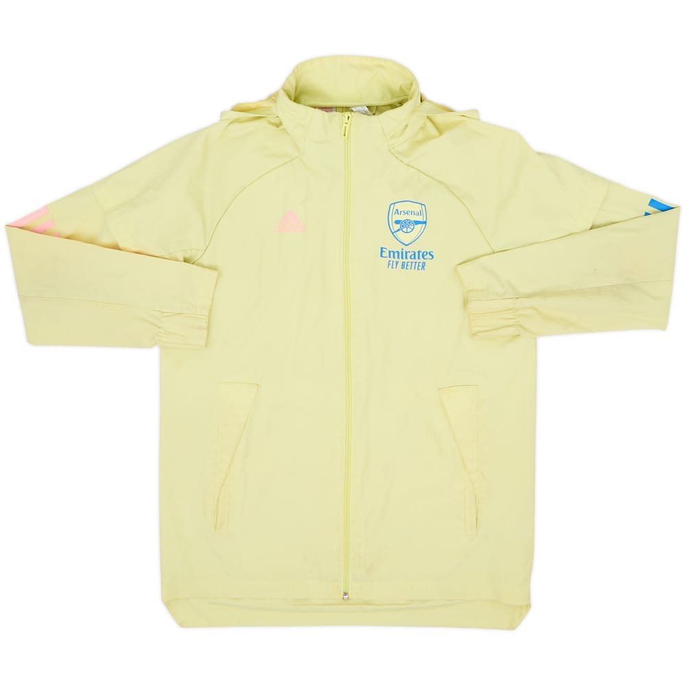 2020-21 Arsenal adidas Hooded Track Jacket - 6/10 - (L.Boys)