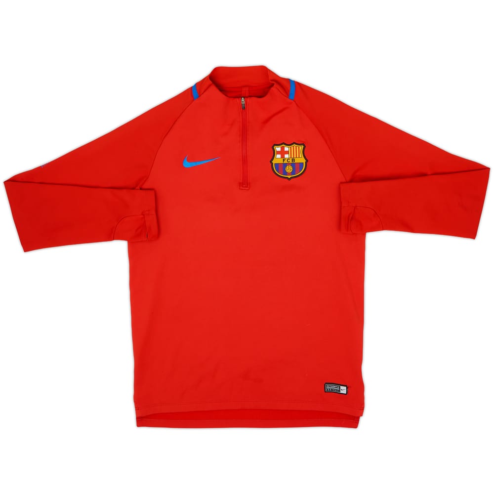 2017-18 Barcelona Nike 1/4 Zip Training Top - 6/10 - (S)