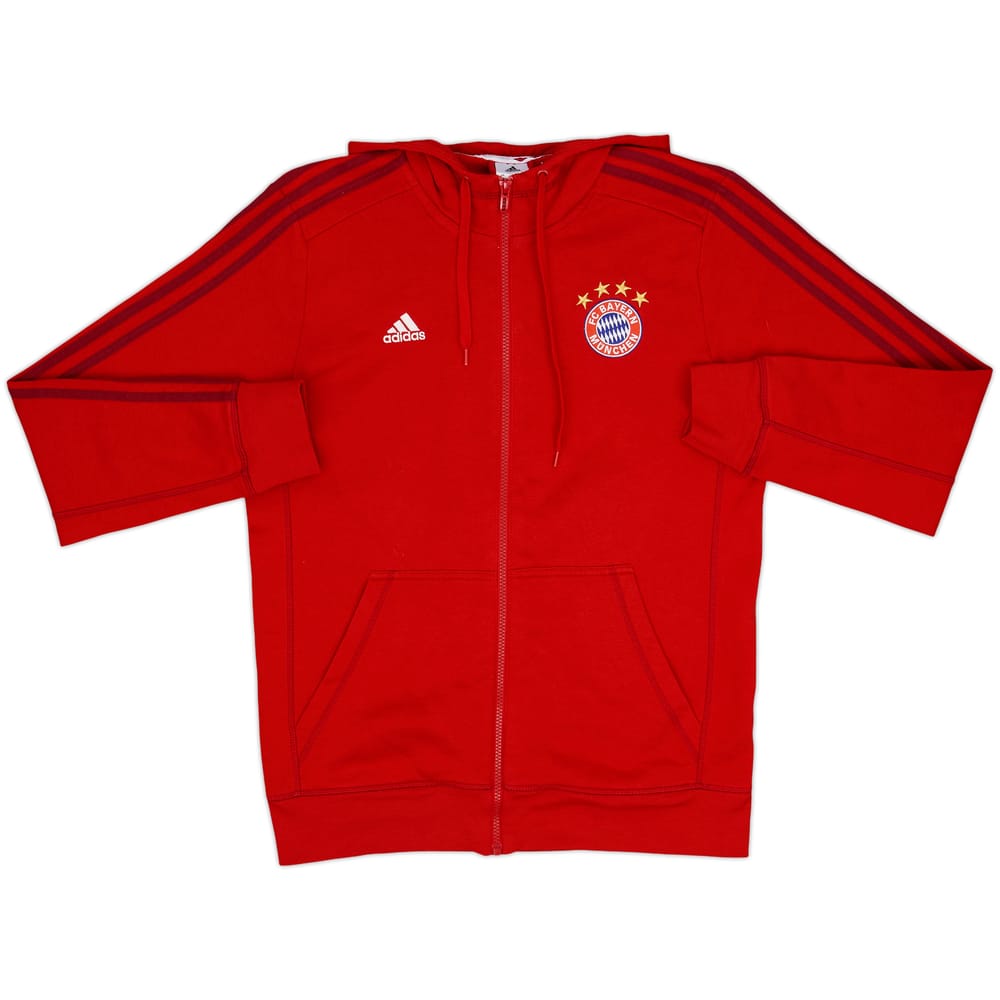 2015-16 Bayern Munich adidas Hooded Track Jacket - 8/10 - (M)