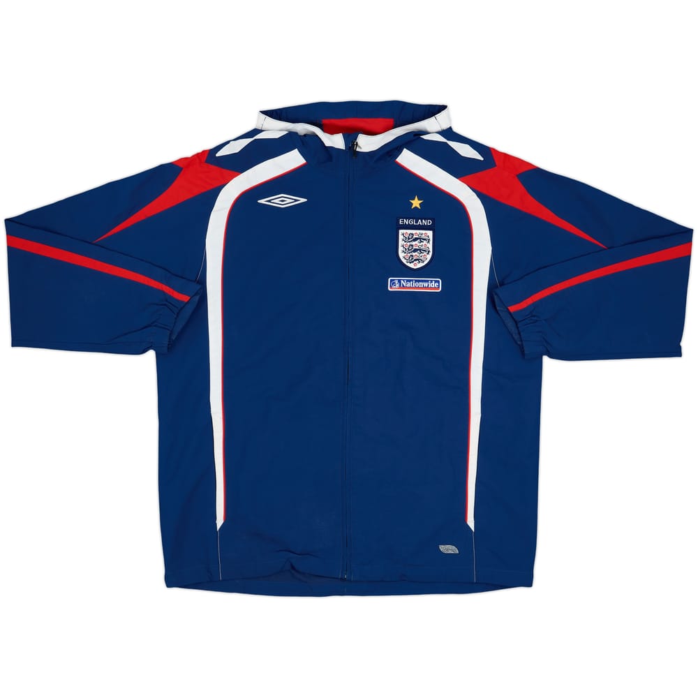 2009-10 England Umbro Hooded Track Jacket - 6/10 - (L)