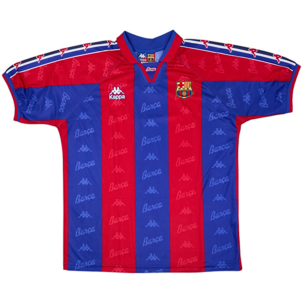 1995-97 Barcelona Home Shirt - 10/10 - (M)