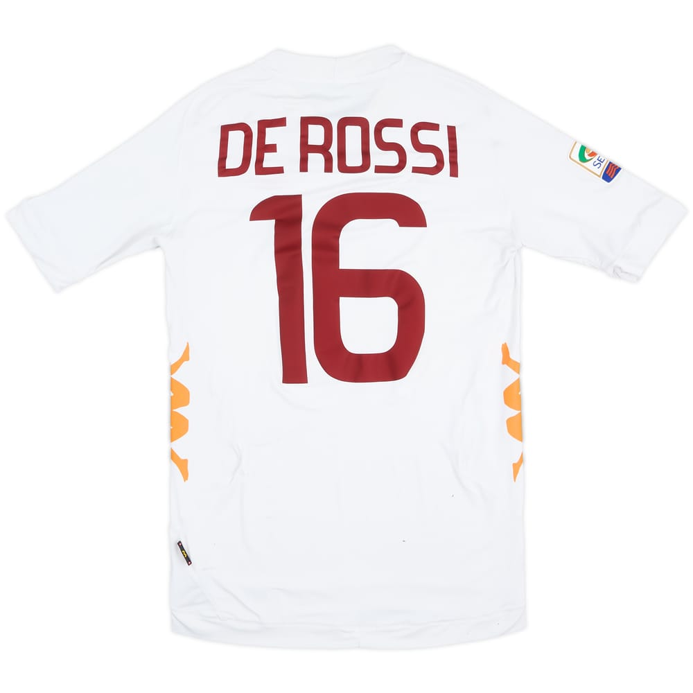 2011-12 Roma Away Shirt De Rossi #16 - 7/10 - (M)