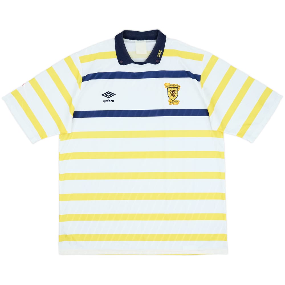 1988-91 Scotland Away Shirt - 8/10 - (XL)