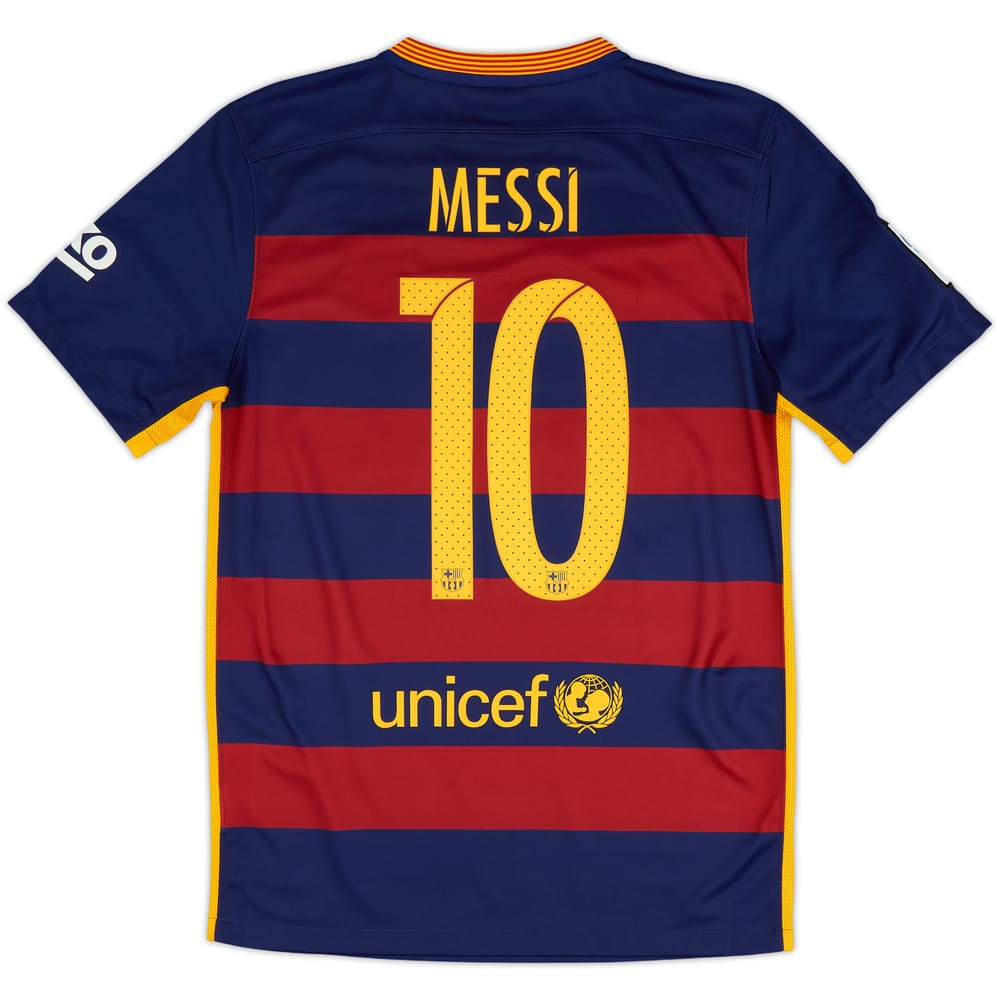 2015-16 Barcelona Home Shirt Messi #10 - 6/10 - (S)