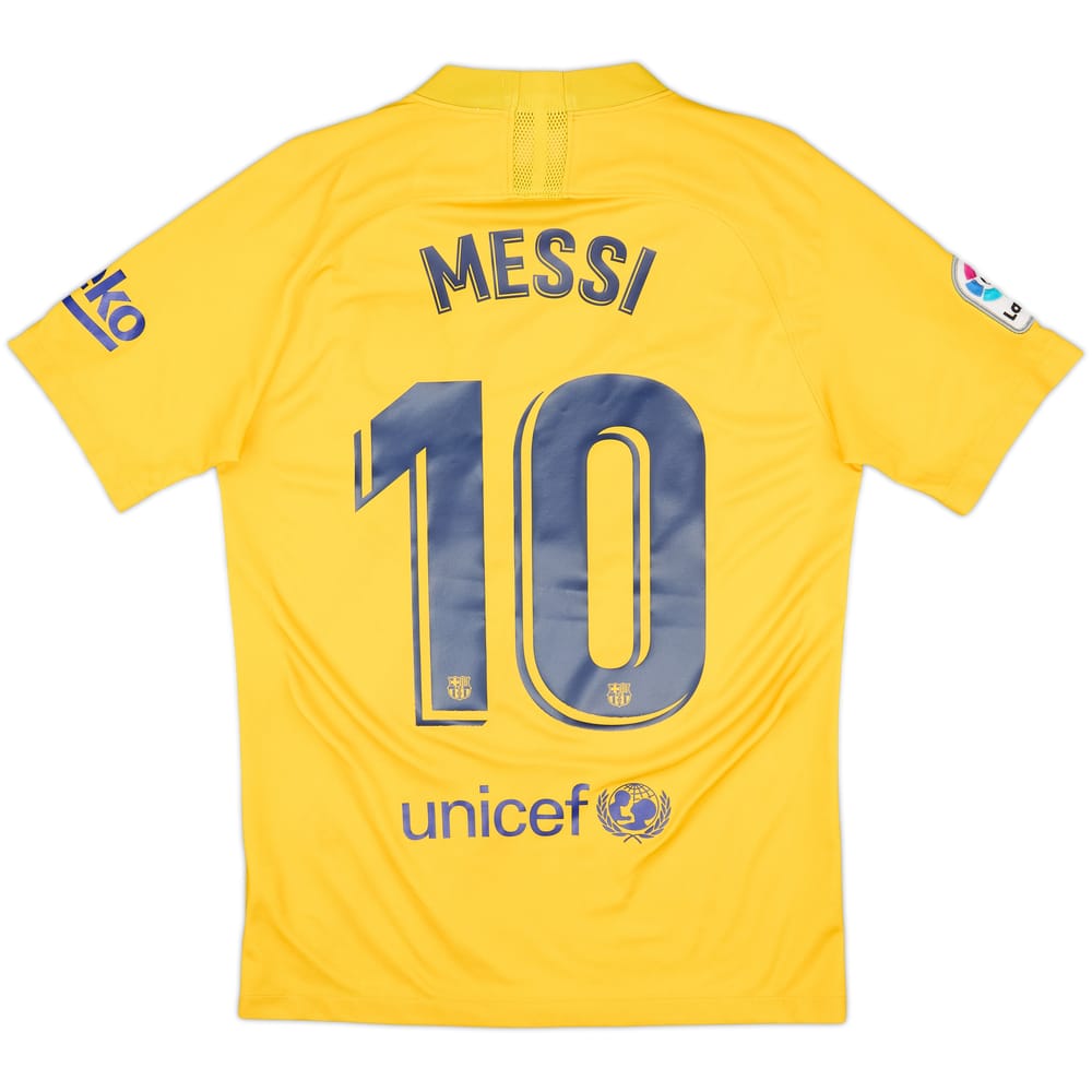 2019-20 Barcelona 'Senyera' Fourth Shirt Messi #10 - 8/10 - (S)