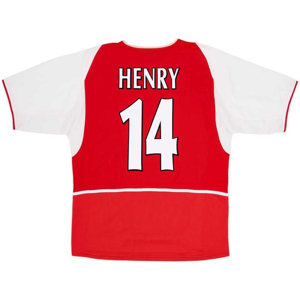 2002-04 Arsenal Home Shirt Henry #14 - 8/10 - (L)