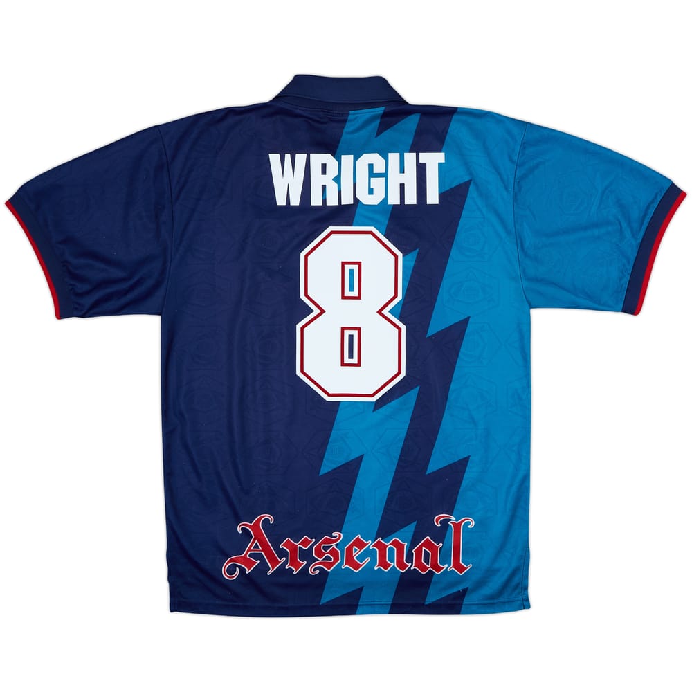 1995-96 Arsenal Away Shirt Wright #8 - 7/10 - (L)