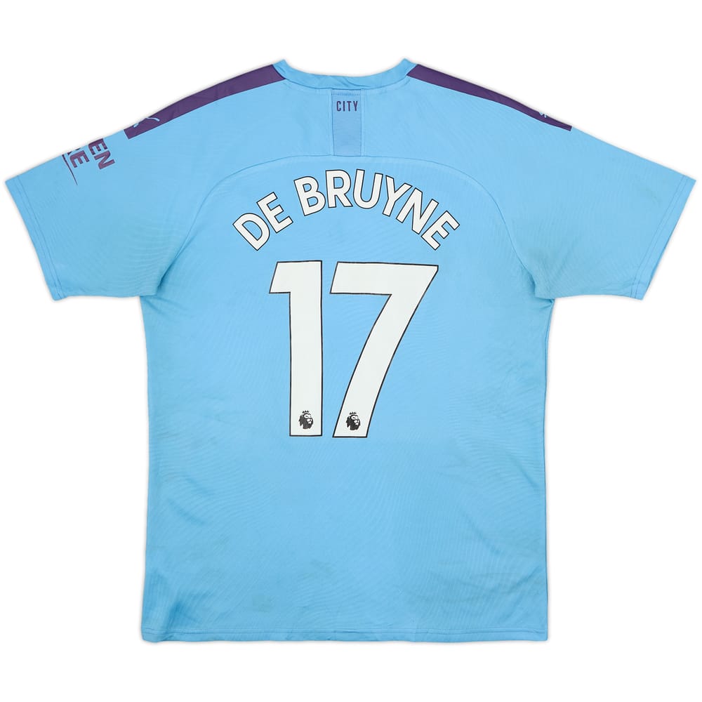 2019-20 Manchester City Home Shirt De Bruyne #17 - 4/10 - (L)