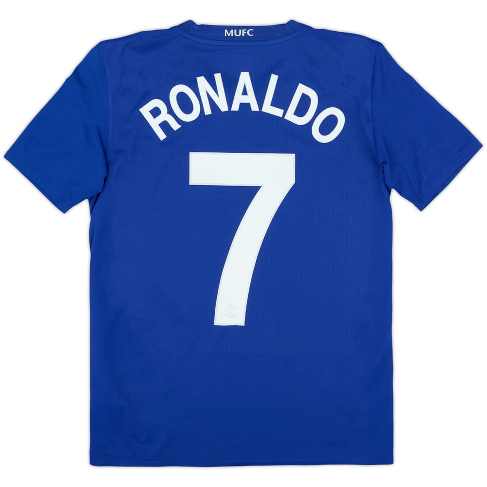 2008-09 Manchester United Third Shirt Ronaldo #7 - 8/10 - (XL.Boys)