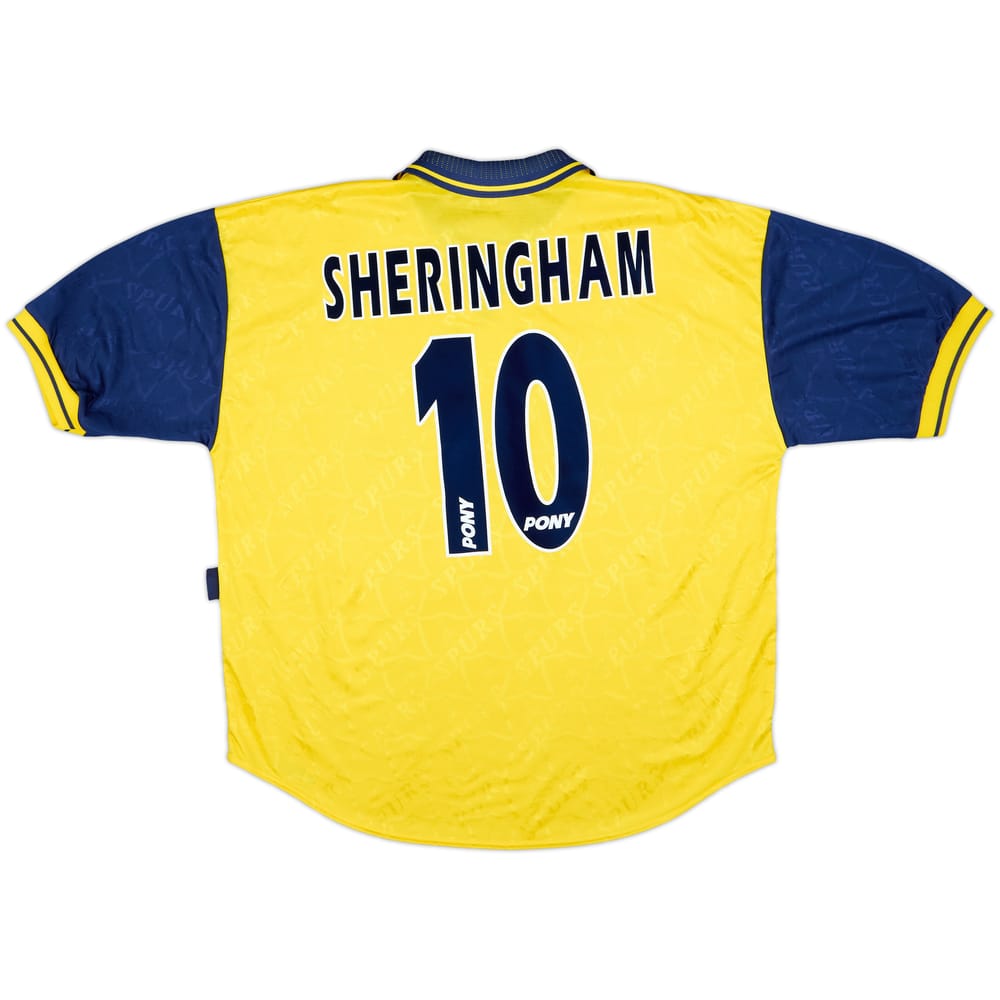 1995-97 Tottenham Third Shirt Sheringham #10 - 8/10 - (XL)