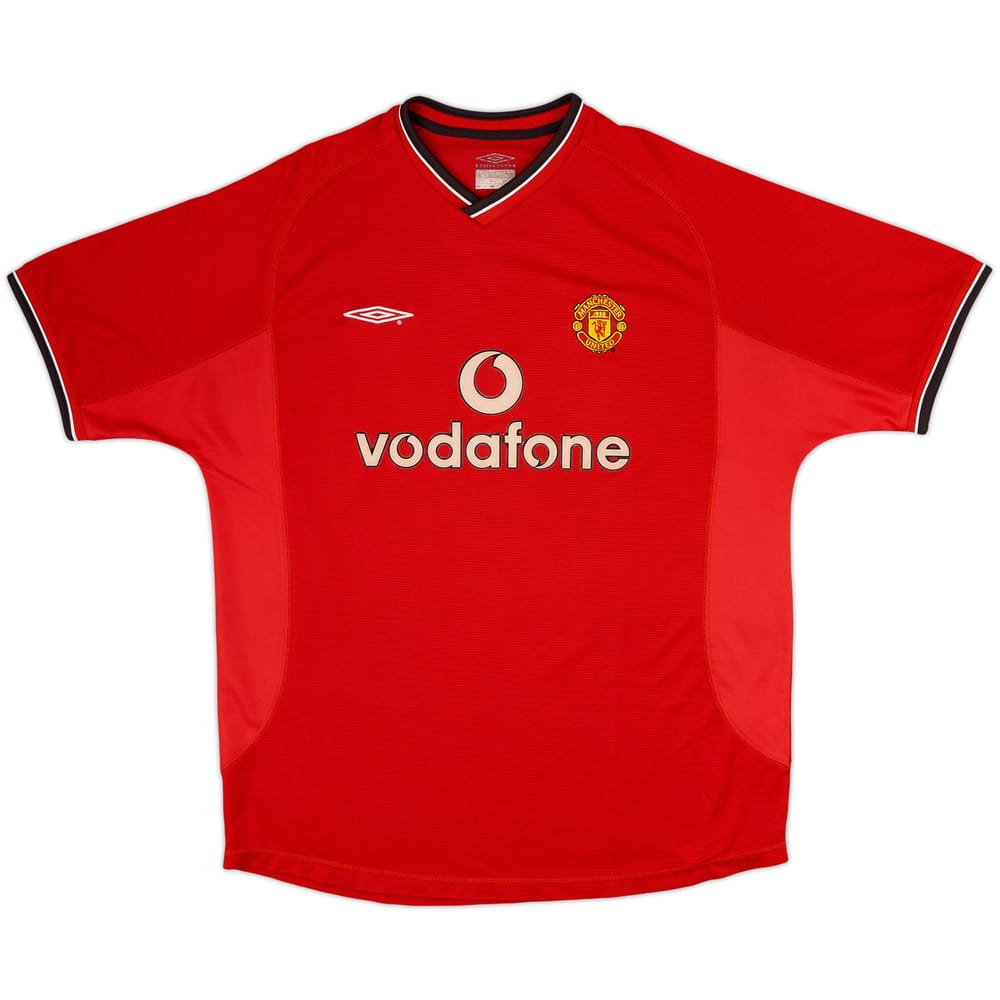 2000-02 Manchester United Home Shirt - 5/10 - (XL)