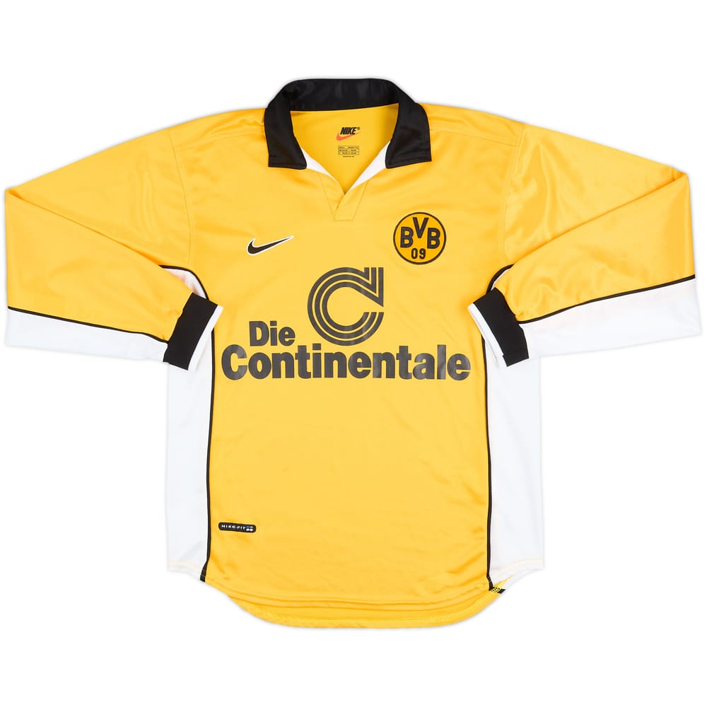 1998-00 Borussia Dortmund Local Manga Larga Camiseta - 8/10 - (S)