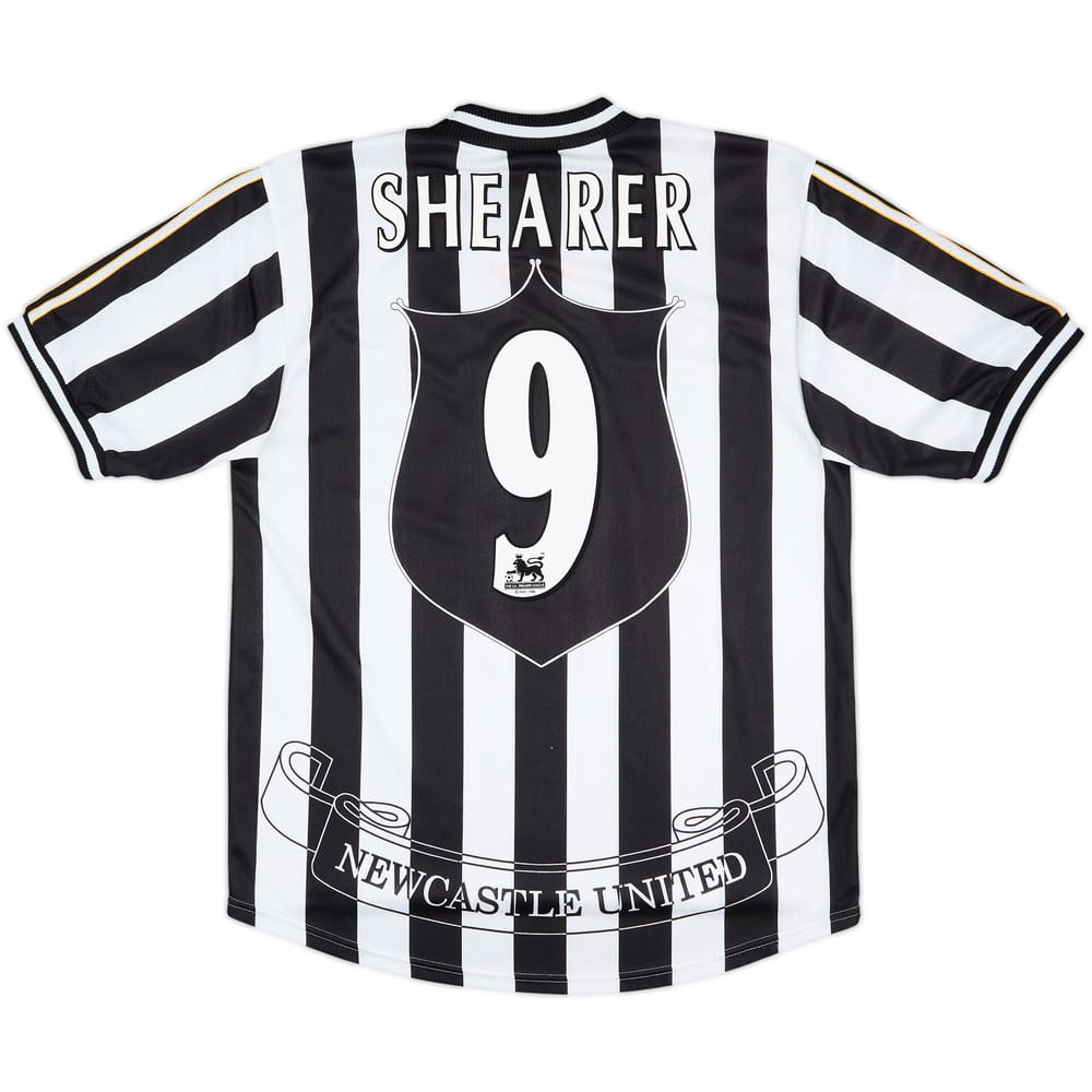 1997-99 Newcastle Home Shirt Shearer #9 - 8/10 - (L)