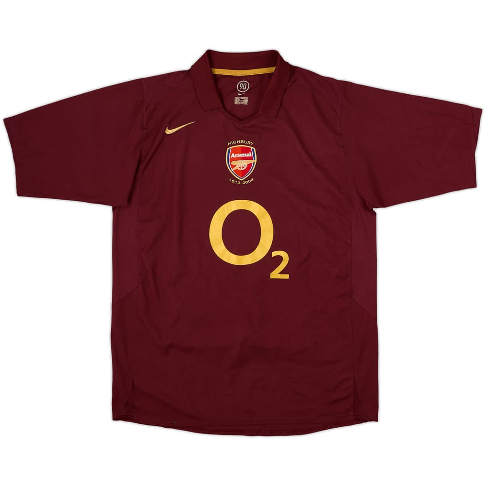 2005-06 Arsenal Home Shirt - 5/10 - (L)