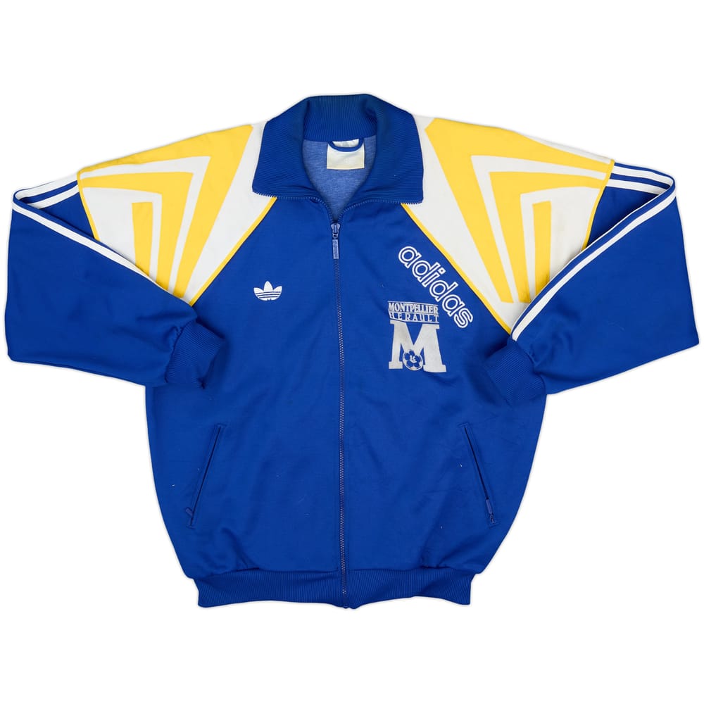1990-91 Montpellier adidas Track Jacket - 6/10 - (M)