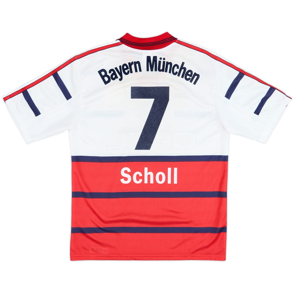 1998-00 Bayern Munich Away Shirt Scholl #7 - 9/10 - (S)