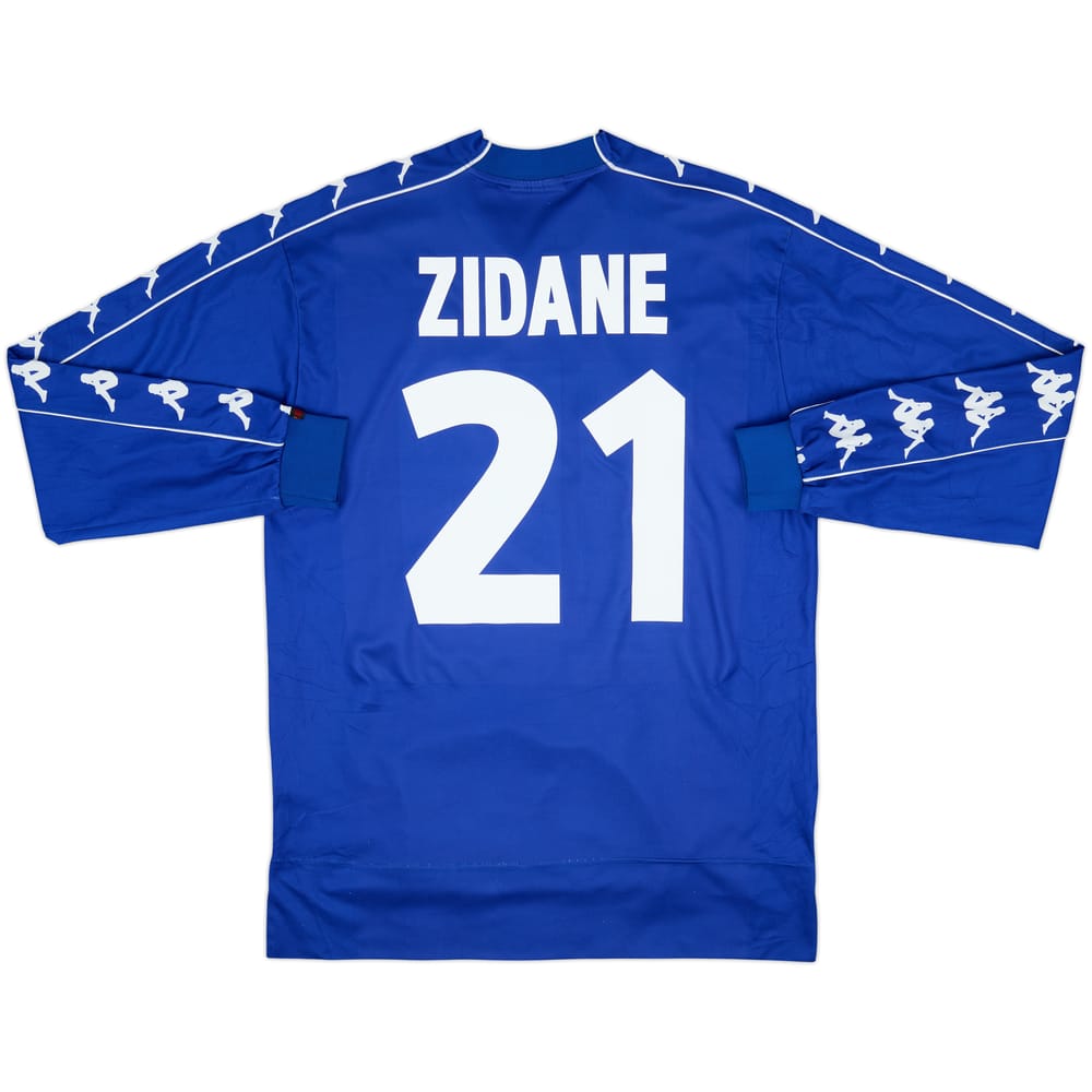 1999-00 Juventus Third L/S Shirt Zidane #21 - 8/10 - (L)