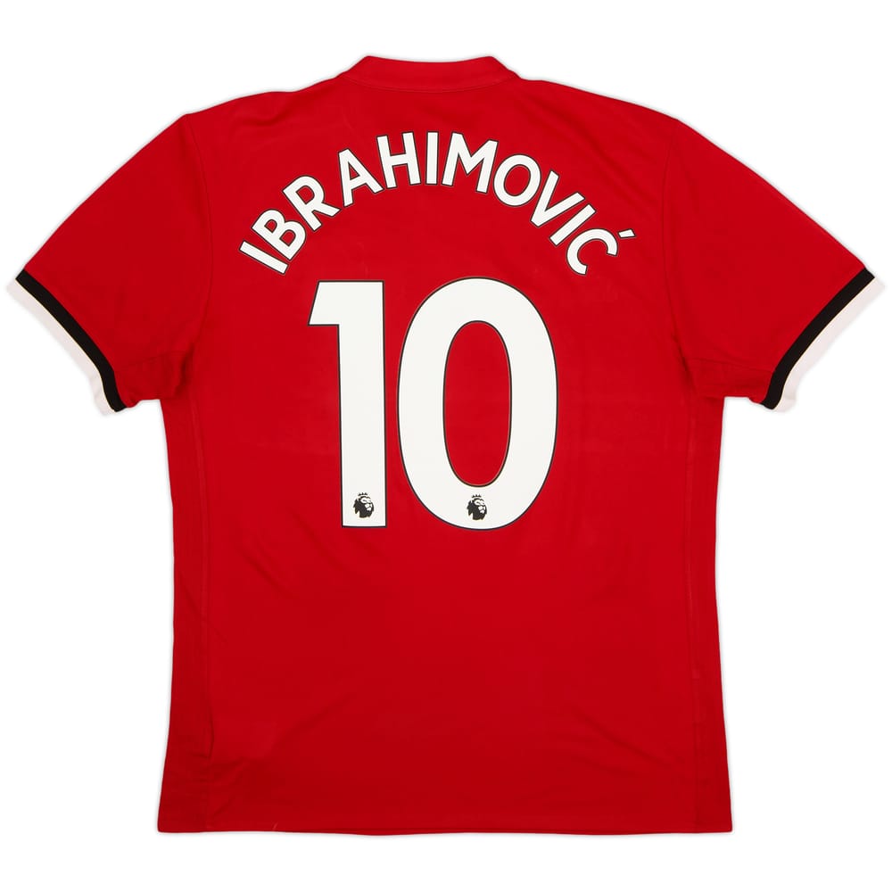 2017-18 Manchester United Home Shirt Ibrahimovic #10 - 5/10 - (M)
