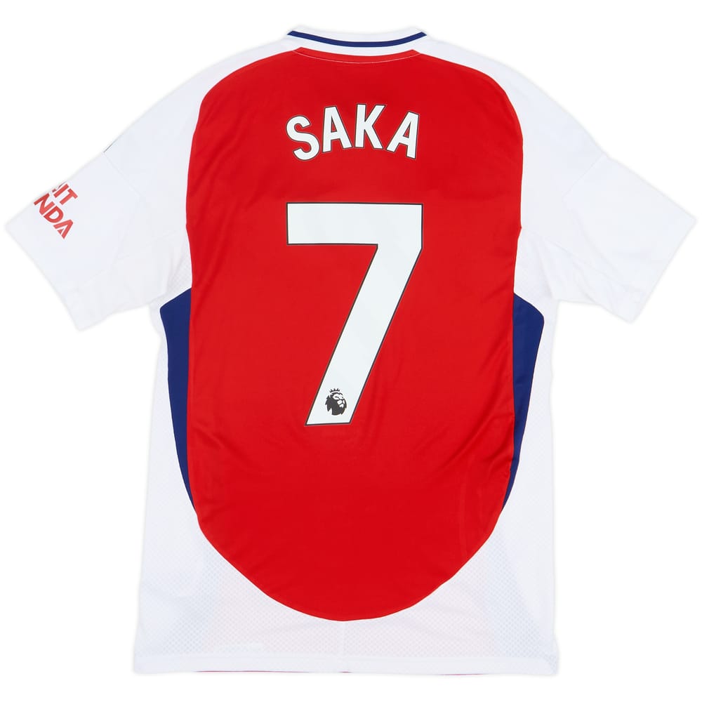 2024-25 Arsenal Home Shirt Saka #7 - 7/10 - (S)