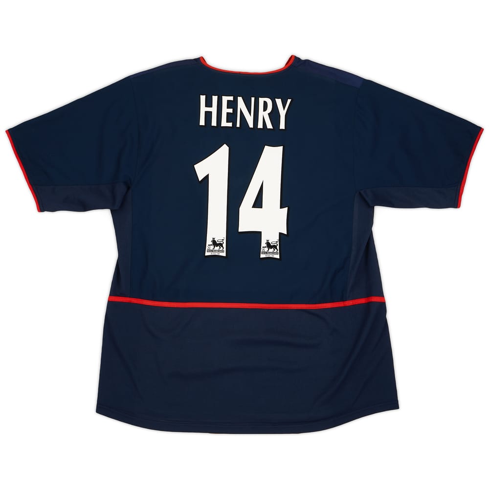 2002-04 Arsenal Away Shirt Henry #14 - 8/10 - (XXL)