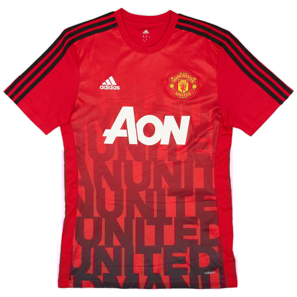 2016-17 Manchester United adidas Training Shirt - 7/10 - (M)