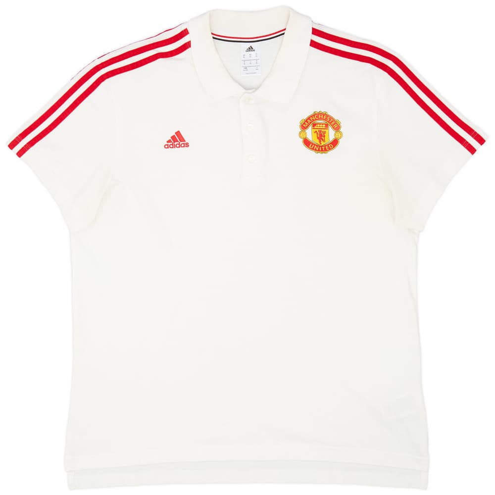 2015-16 Manchester United adidas Polo Shirt - 9/10 - (XL)