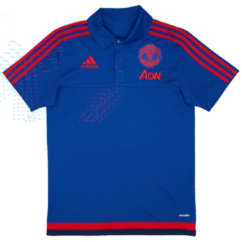2015-16 Manchester United adidas Polo Shirt - 10/10 - (S)
