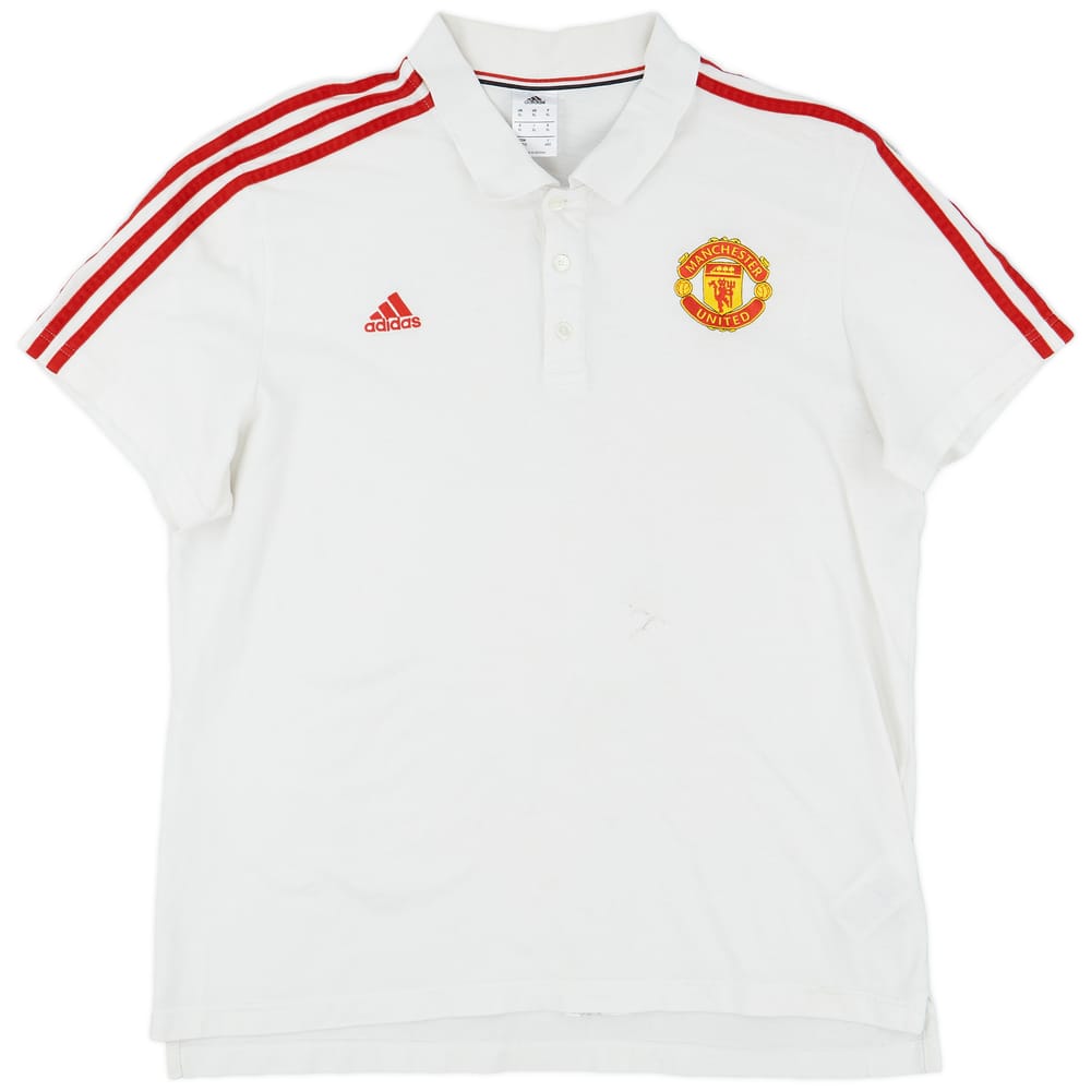 2015-16 Manchester United adidas Polo Shirt - 6/10 - (XL)
