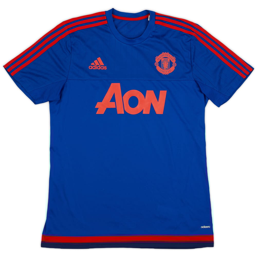 2015-16 Manchester United adidas Training Shirt - 9/10 - (L)
