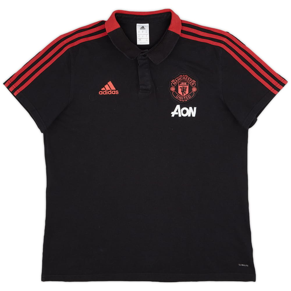 2018-19 Manchester United adidas Polo Shirt - 8/10 - (XL)